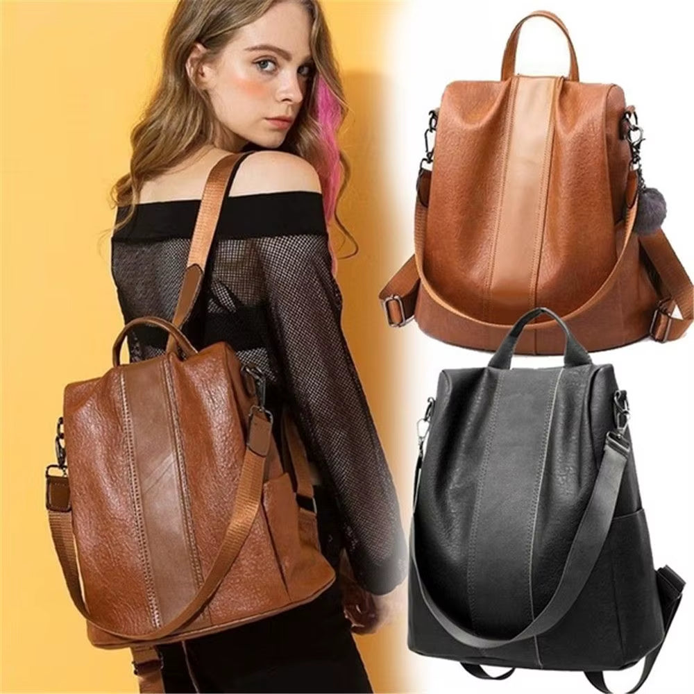 Women's Anti-Theft Casual Backpack - Multi-Functional Outdoor Rucksack for Travel and Daily Use