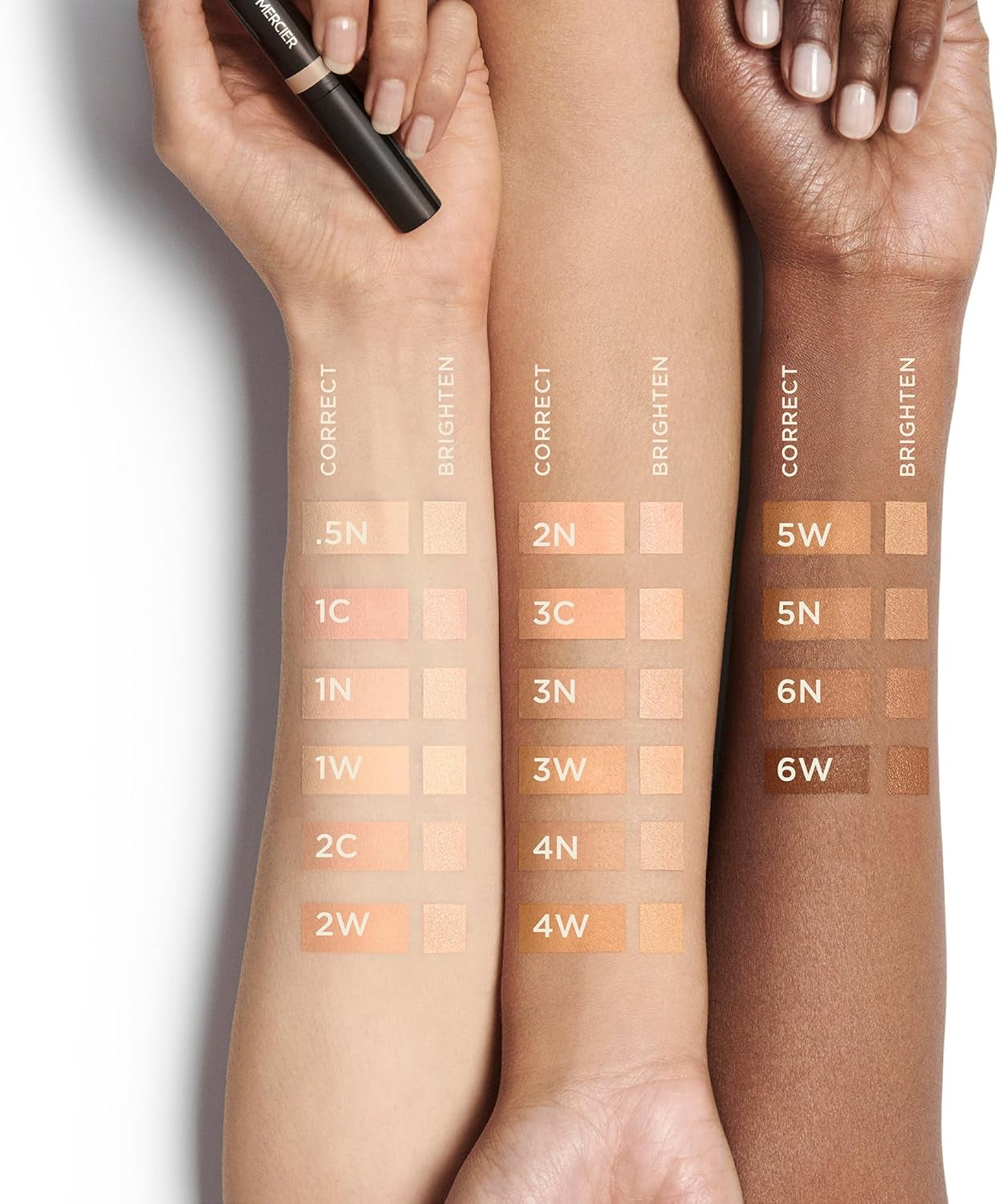 Secret Camouflage Concealer Duo Stick - 2W Light with Warm Undertones, Set of 2