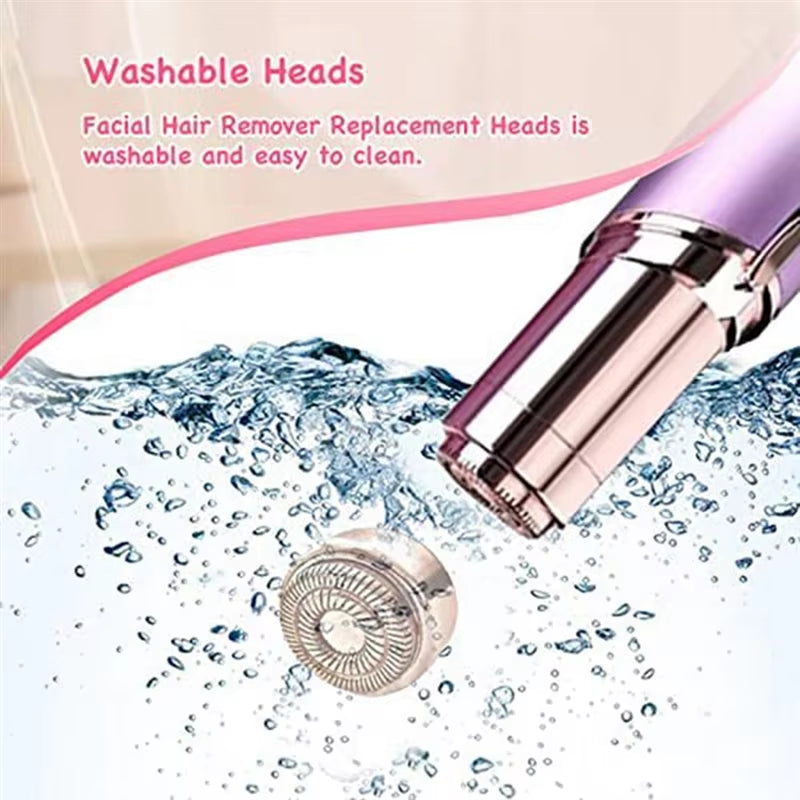 Replacement Heads for Generation 2 Women's Facial Hair Remover - Compatible with Finishing Touch Tool