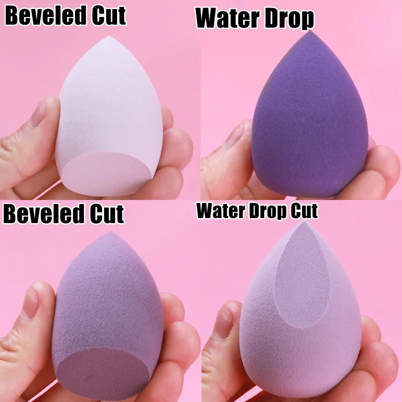 4-Pack Beauty Egg Makeup Blenders - Cosmetic Puffs for Foundation and Powder Application - Essential Makeup Tools for Women
