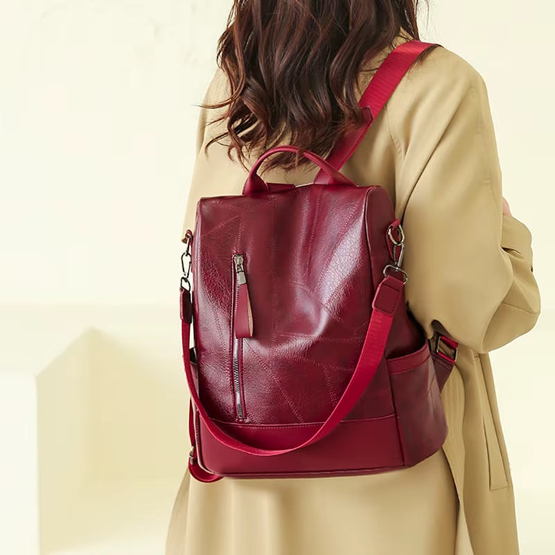 2023 Women's Designer Backpack - High-Quality Soft Leather, Fashionable and Spacious Antitheft Shoulder Bag