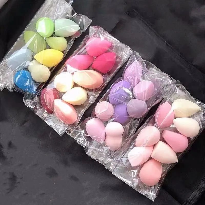 Super Soft Cosmetic Puff Beauty Egg Set - Water Drop Makeup Blenders (5/10PCS)