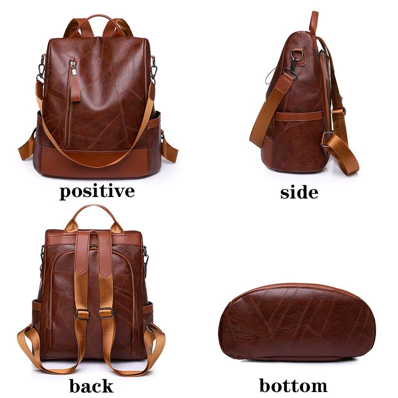 2023 Women's Designer Backpack - High-Quality Soft Leather, Fashionable and Spacious Antitheft Shoulder Bag
