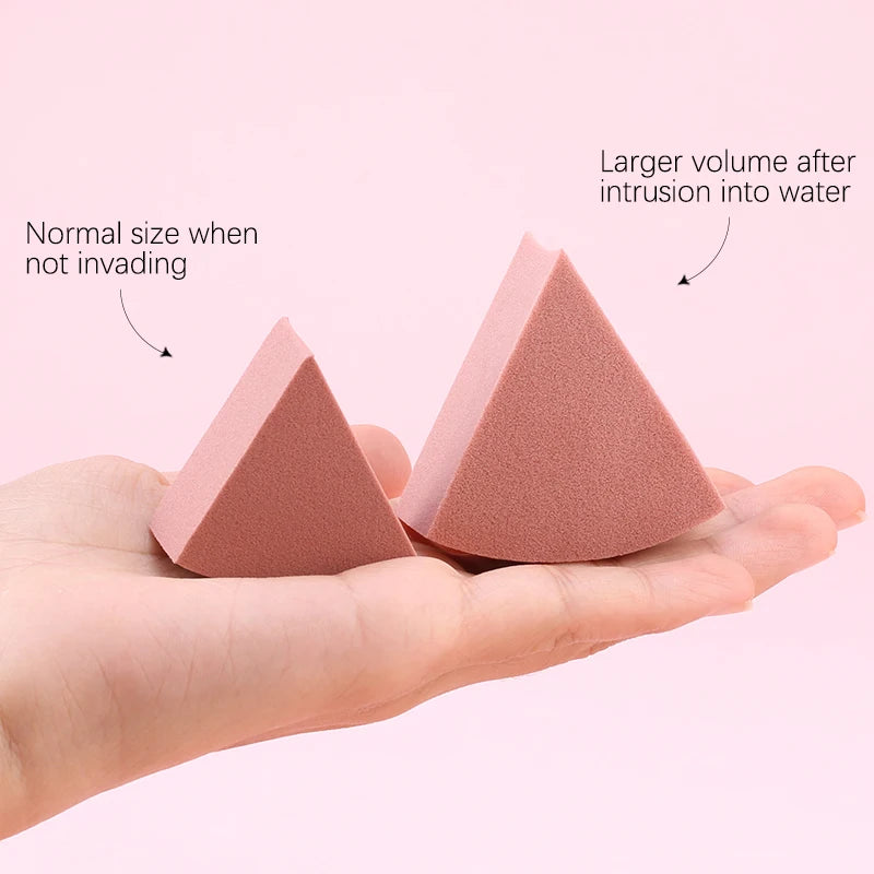 Triangle Makeup Blender Set - 20/50 Pcs in 7 Colors for Liquid Foundation and Powder, Suitable for Wet and Dry Application