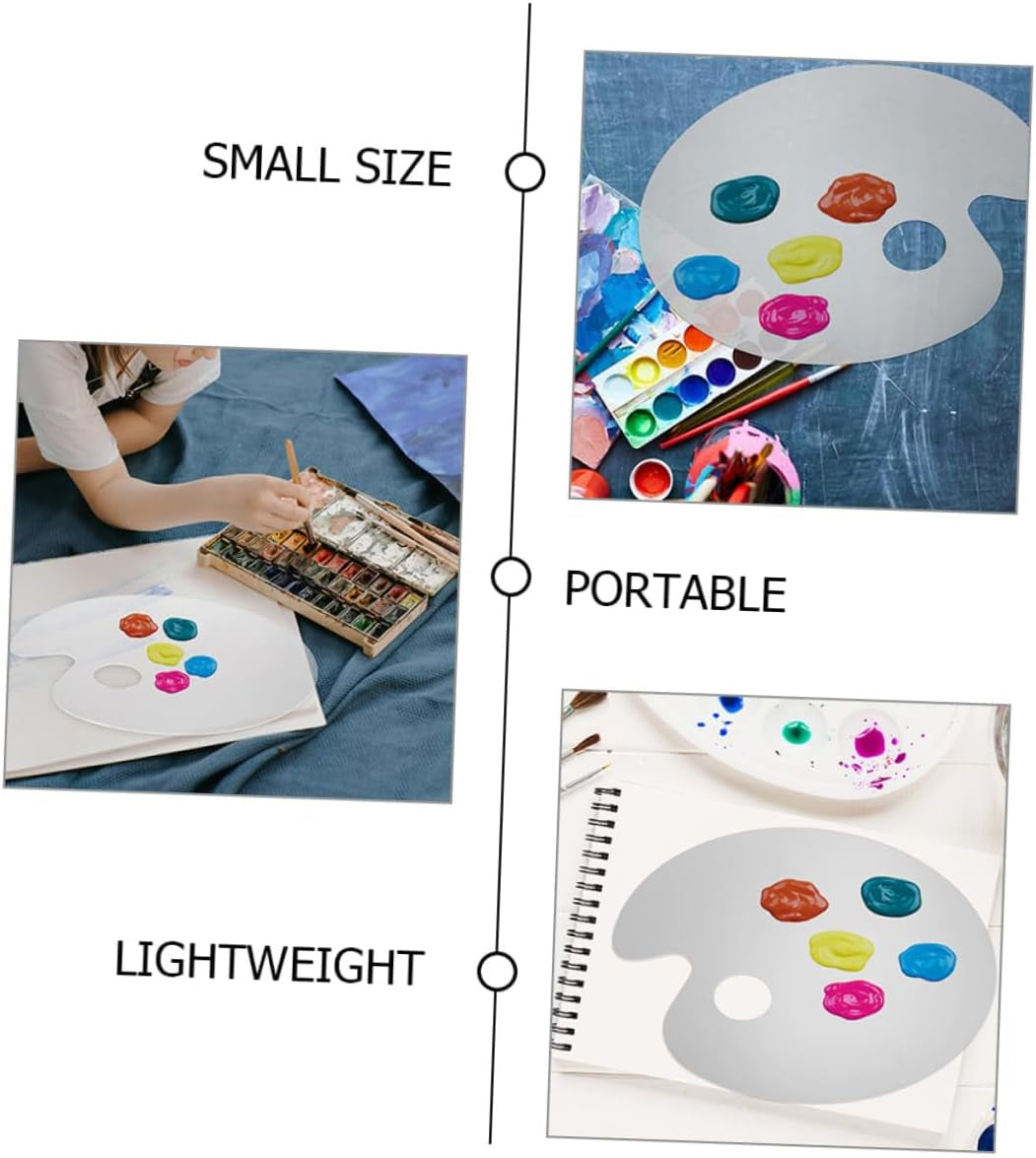 Dual-Function Acrylic Makeup Mixing Palette with Spatulas for Professional Makeup Artists and Beauty Enthusiasts