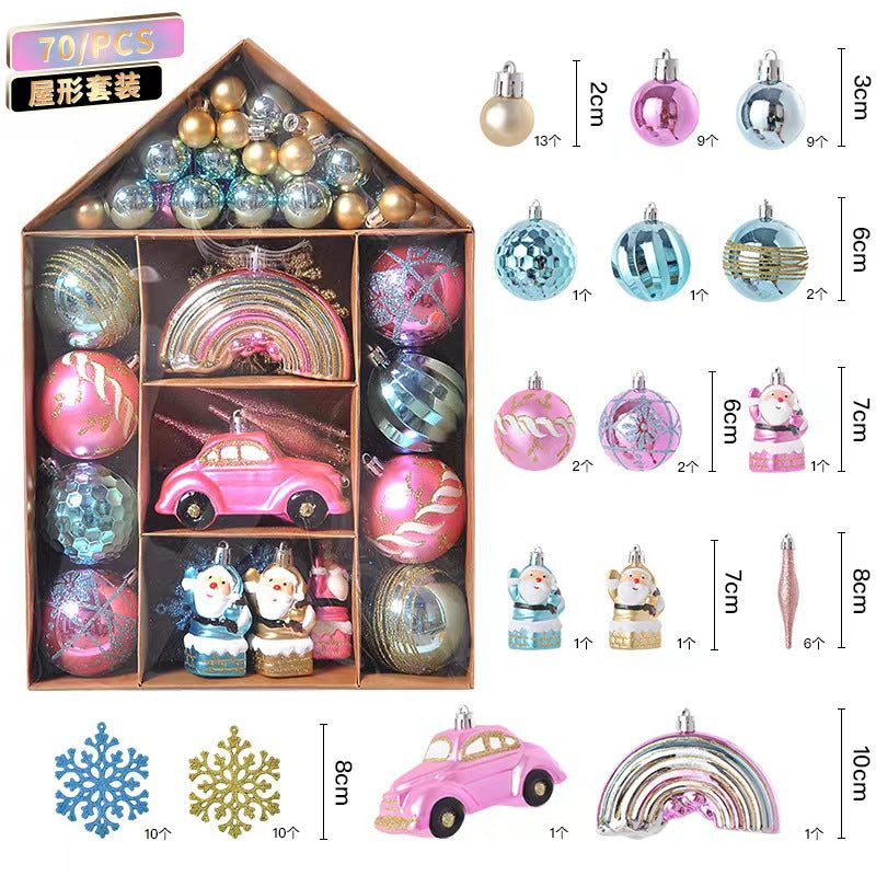 70pcs Christmas Balls