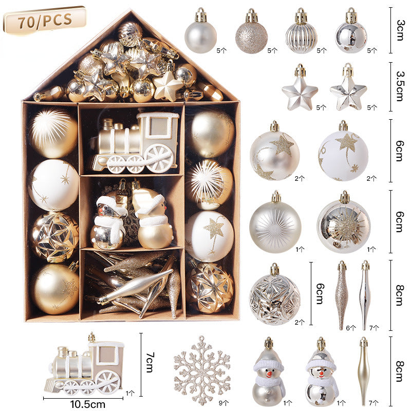 70pcs Christmas Balls