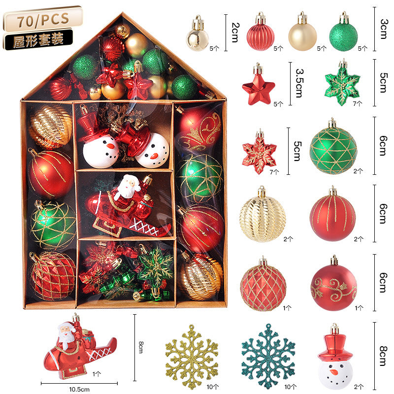 70pcs Christmas Balls