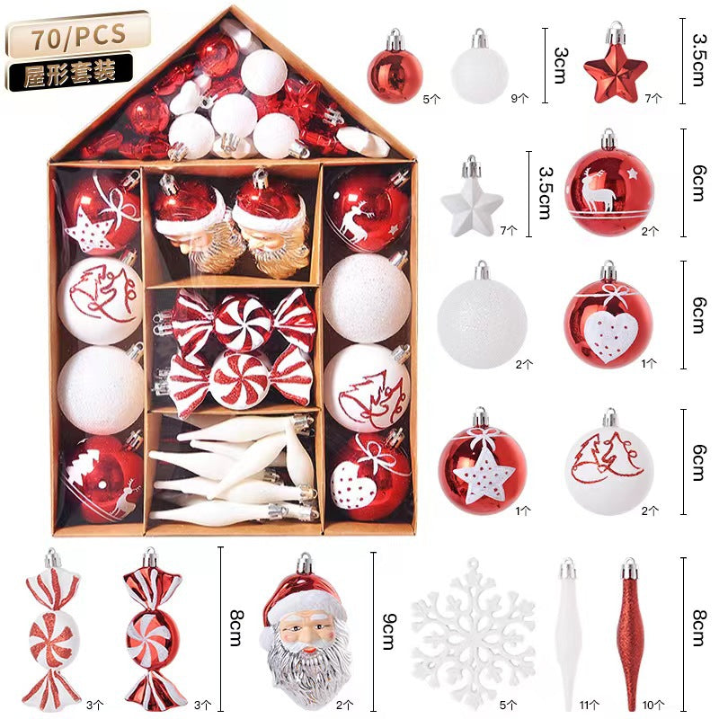 70pcs Christmas Balls