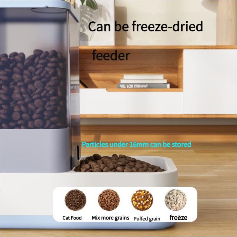 Grey 2-in-1 Automatic Pet Water and Food Dispenser