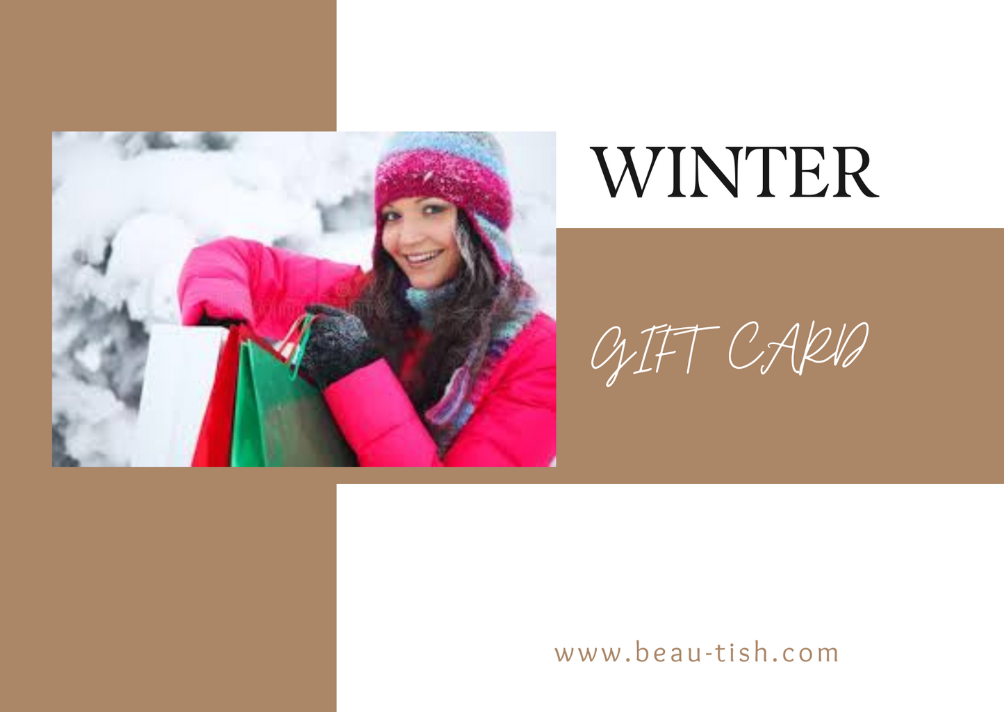 Winter-Geschenkkarte