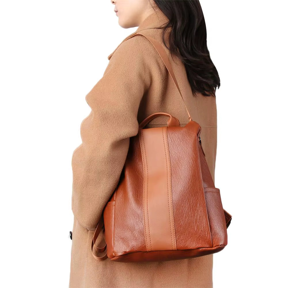 Women's Anti-Theft Casual Backpack - Multi-Functional Outdoor Rucksack for Travel and Daily Use