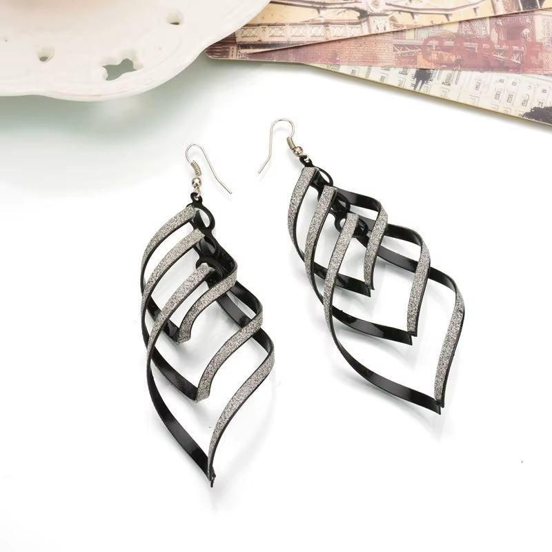 Elegant Frosted Tassel Earrings 2022 - Bohemian Long Earrings for Women and Girls, Stylish Punk Metal Jewelry