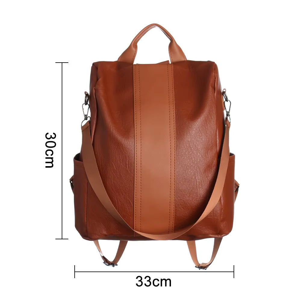 Women's Anti-Theft Casual Backpack - Multi-Functional Outdoor Rucksack for Travel and Daily Use