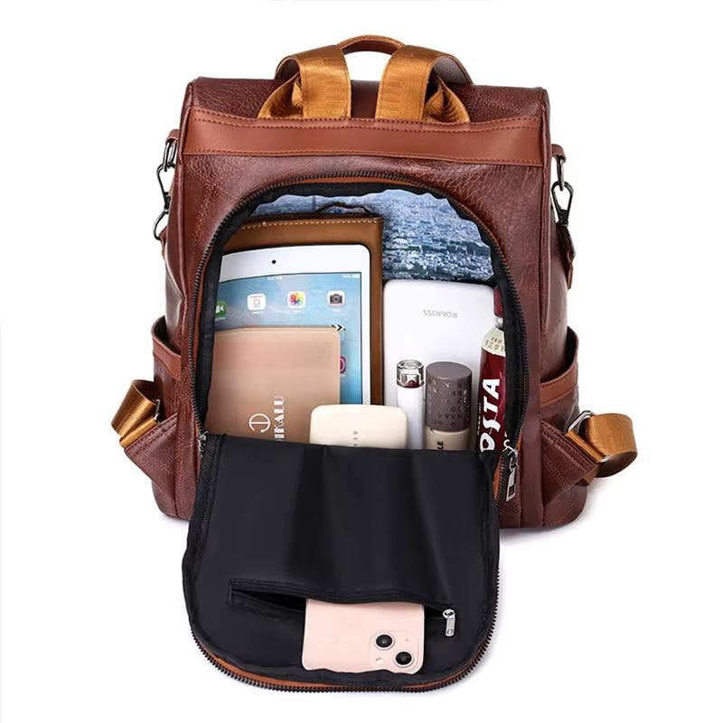 2023 Women's Designer Backpack - High-Quality Soft Leather, Fashionable and Spacious Antitheft Shoulder Bag