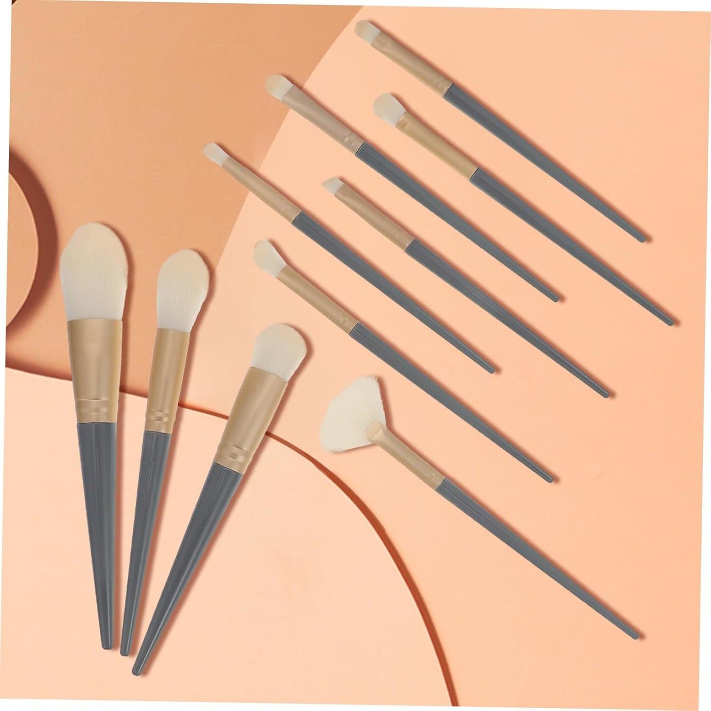 Professional Makeup Brush Set for Blush, Loose Powder, and Eye Shadow - Portable Cosmetic Tools for Daily Use by Women