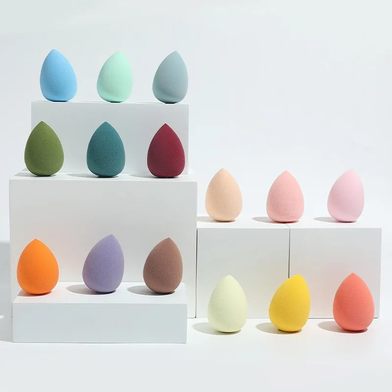 Super Soft Cosmetic Puff Beauty Egg Set - Water Drop Makeup Blenders (5/10PCS)