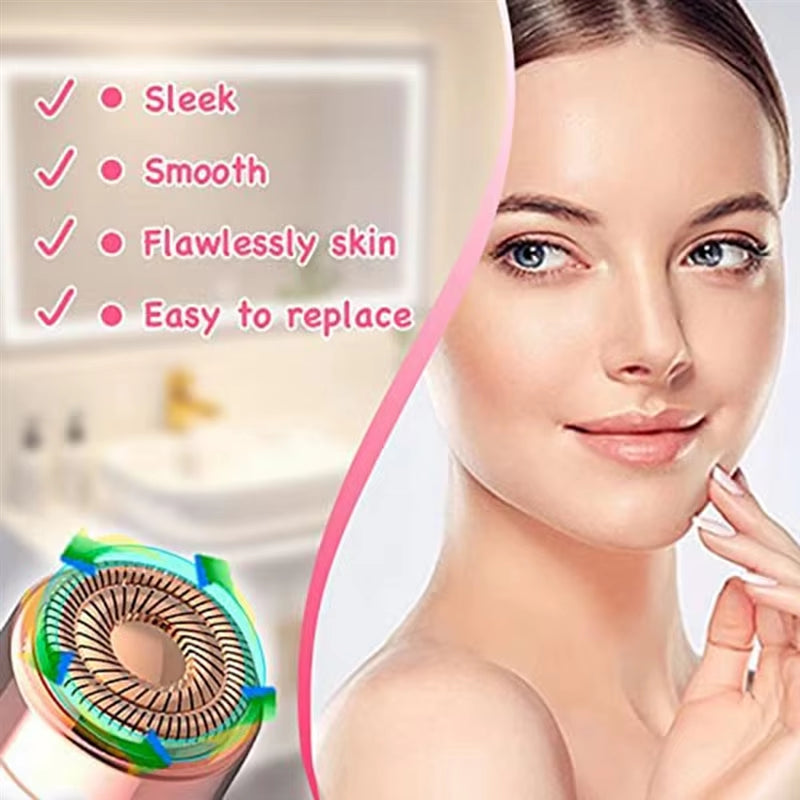 Replacement Heads for Generation 2 Women's Facial Hair Remover - Compatible with Finishing Touch Tool