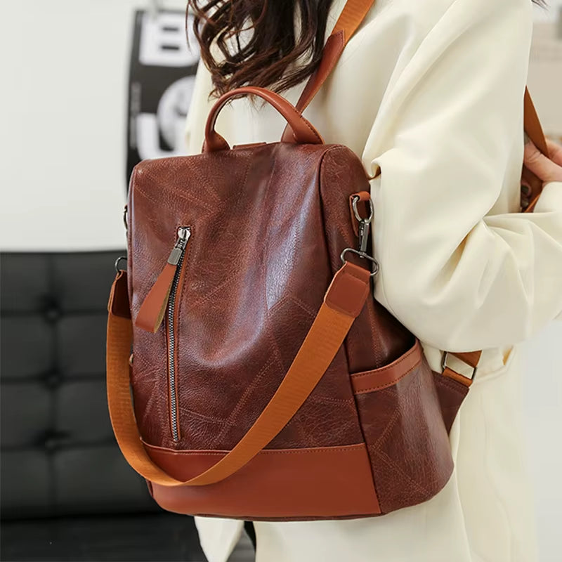 2023 Women's Designer Backpack - High-Quality Soft Leather, Fashionable and Spacious Antitheft Shoulder Bag
