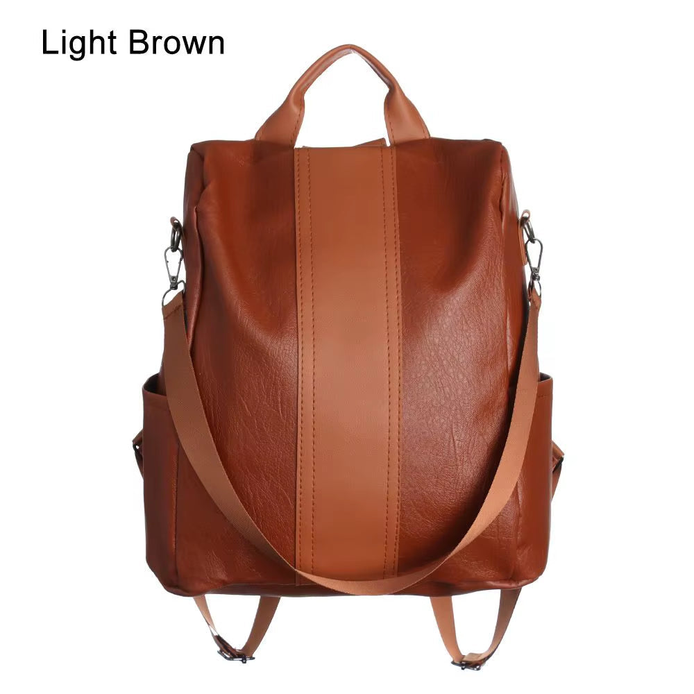 Women's Anti-Theft Casual Backpack - Multi-Functional Outdoor Rucksack for Travel and Daily Use