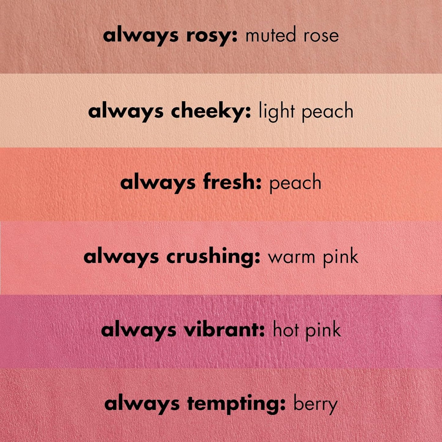 Primer-Infused Blush - Long-Lasting, Transfer-Resistant Formula with Lightweight Texture and Medium Coverage in Always Rosy