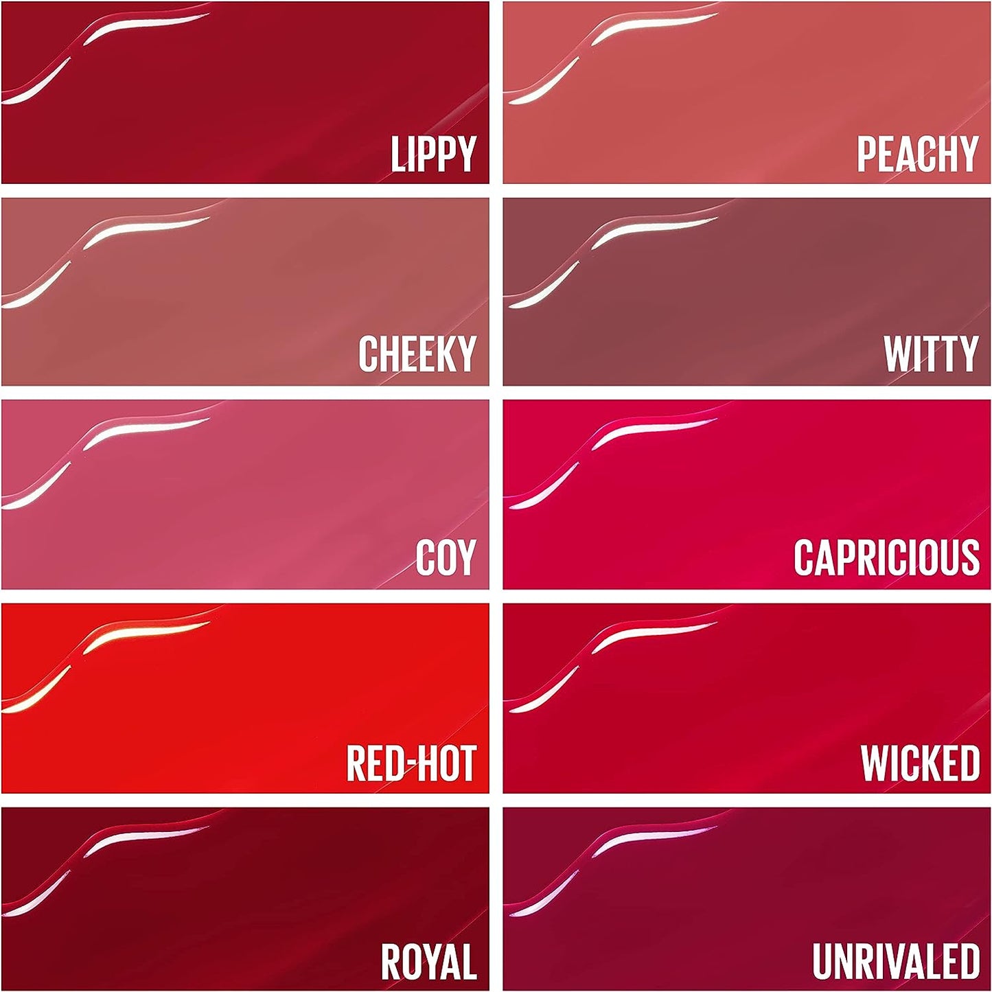 Maybelline Super Stay Vinyl Ink Longwear Liquid Lipcolor, Highly Pigmented with Instant Shine, Shade: Cheeky, 4.14ml