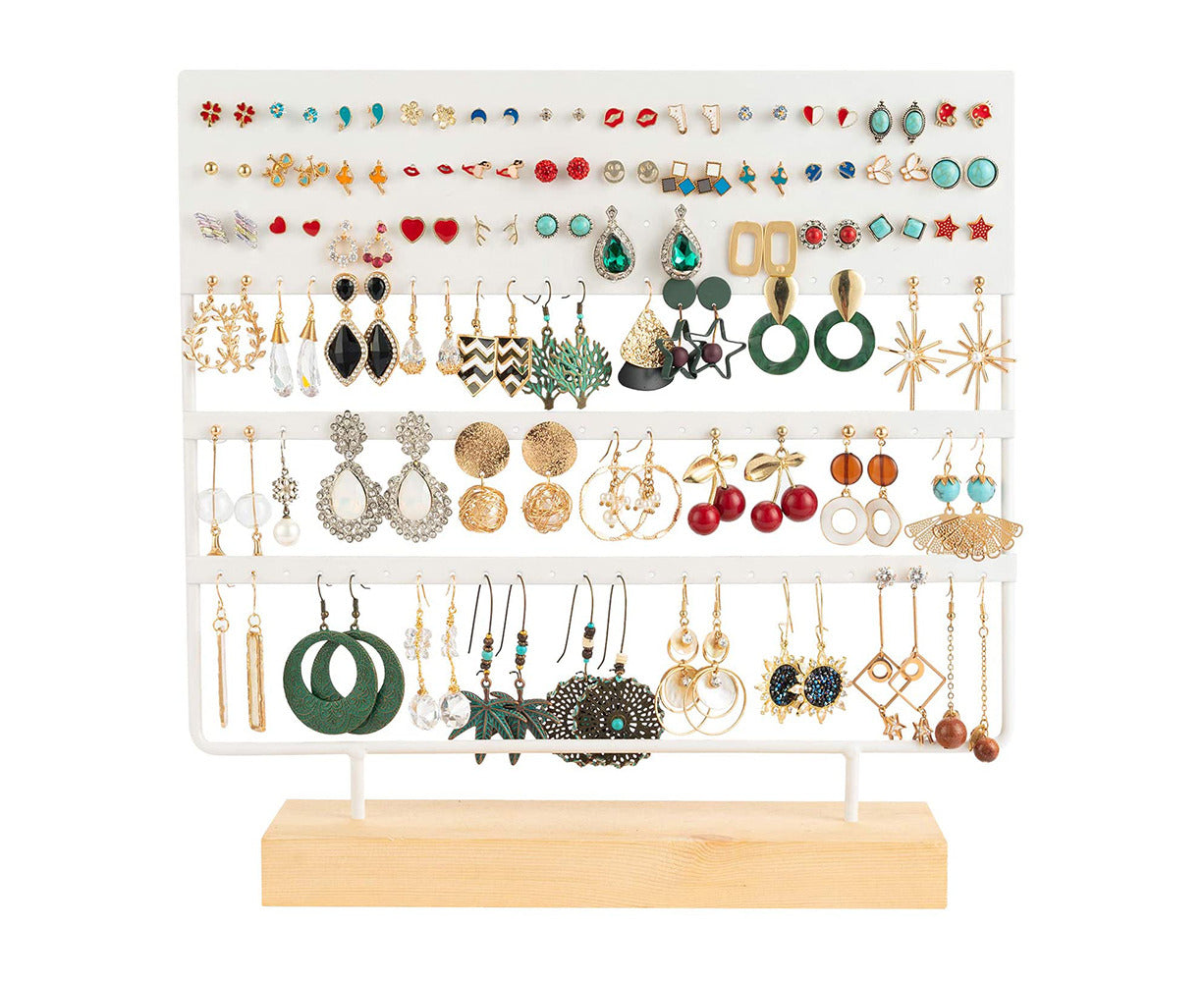 3-Tier Earring Display Stand and Jewelry Organizer