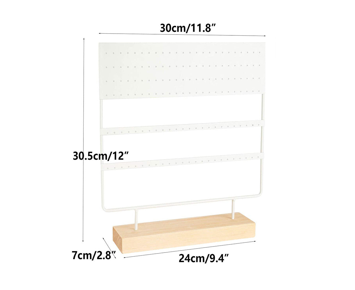 3-Tier Earring Display Stand and Jewelry Organizer
