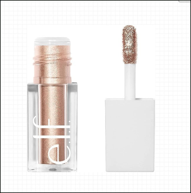 Liquid Metallic Eyeshadow - Gel Formula for Multi-Dimensional Bold Eye Looks, One-Swipe Coverage, Vegan & Cruelty-Free, Shade: Moon, 0.1 Fl Oz