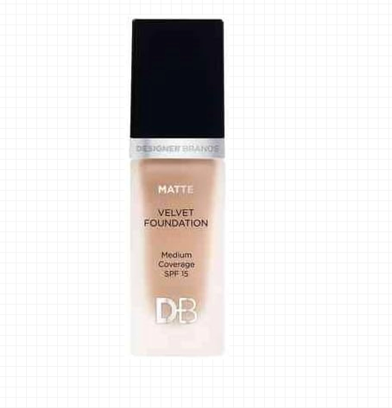 DB Matte Velvet Foundation in Warm Honey, 195 Count, Bulk Pack