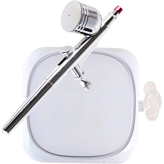 Professional Airbrush Makeup Kit with Rechargeable Compressor for Aesthetic Applications in Skin Care, Nail Art, and Tattooing