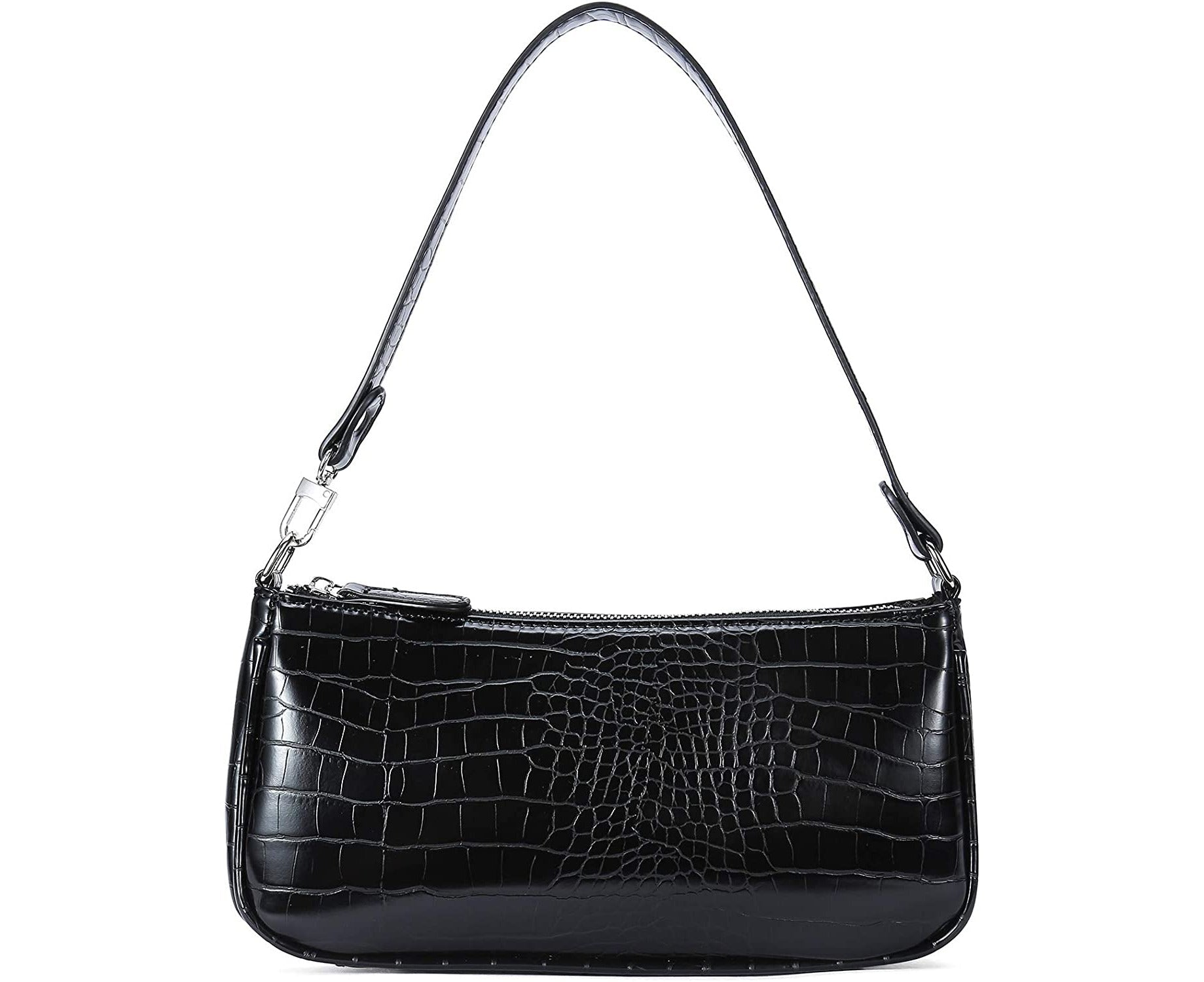Elegant Mini Shoulder Bags for Women with Crocodile Pattern Design
