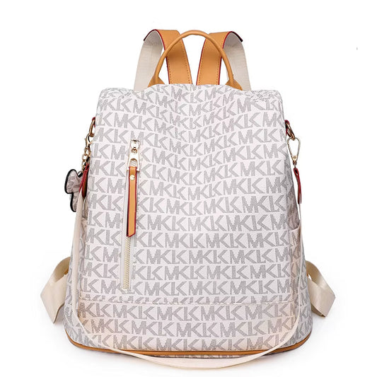 Women's Luxury Leather Multifunctional Anti-Theft Backpack