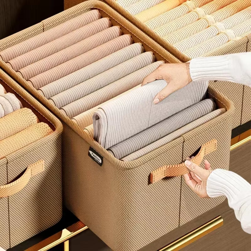 Clothing Organizer for Pants and Sweaters - Storage Cabinets and Drawers for Jeans and Wardrobe Essentials