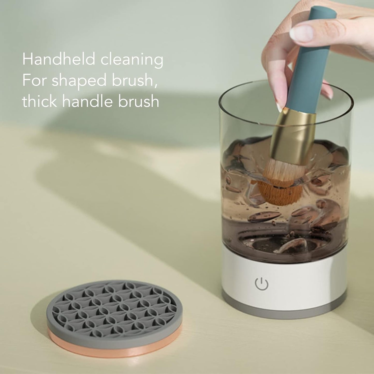 Electric Makeup Brush Cleaner Machine - Portable Automatic USB Brush Cleaner for All Sizes of Beauty Brushes