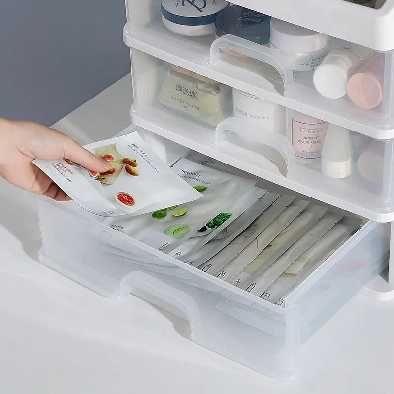 Cosmetic Organizer with Drawers - Makeup Case and Jewelry Storage Solution
