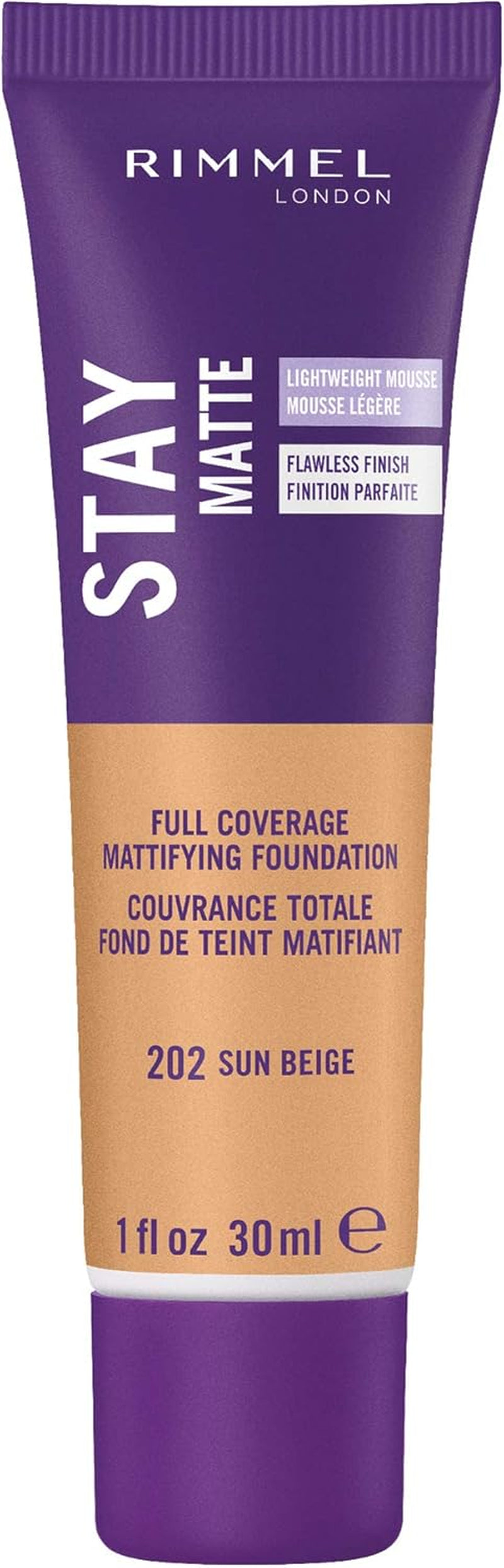 Stay Matte Foundation in Sun Beige, 1 fl oz