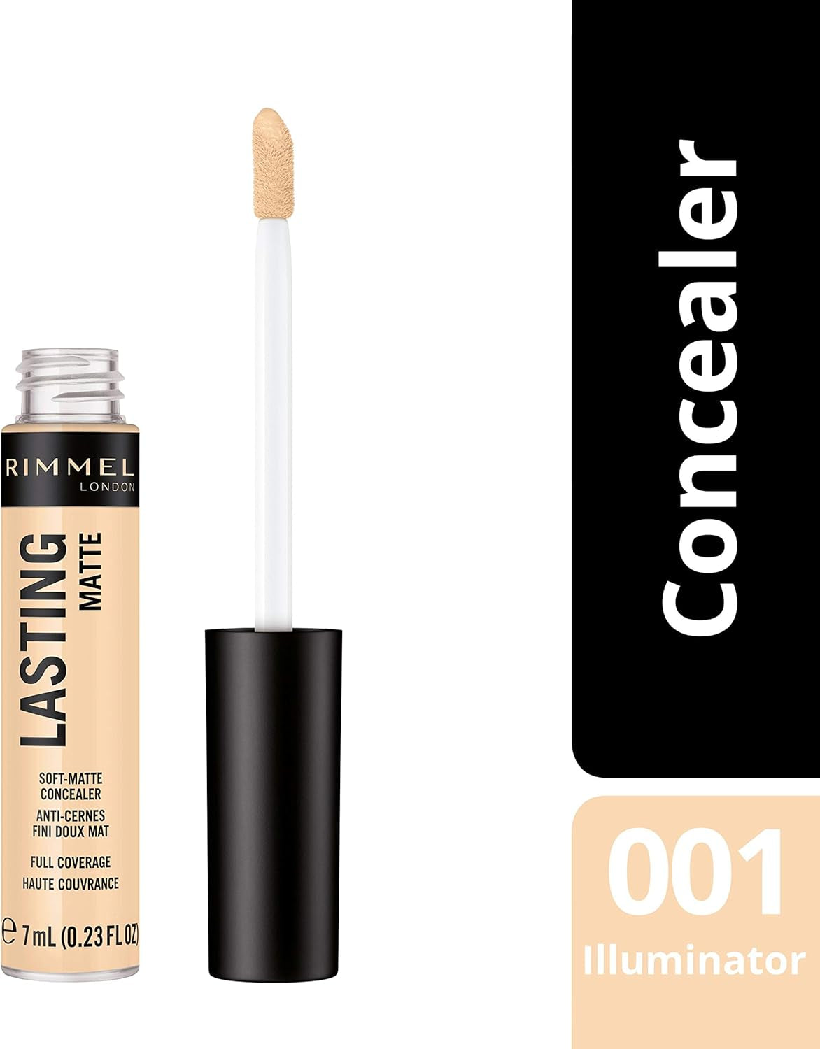 Lasting Soft Matte Full Coverage Concealer 7ml - Shade 001 Illuminator