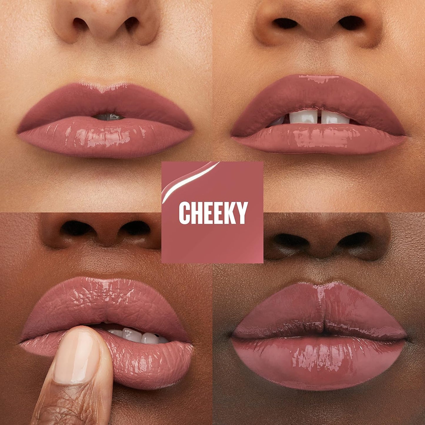Maybelline Super Stay Vinyl Ink Longwear Liquid Lipcolor, Highly Pigmented with Instant Shine, Shade: Cheeky, 4.14ml
