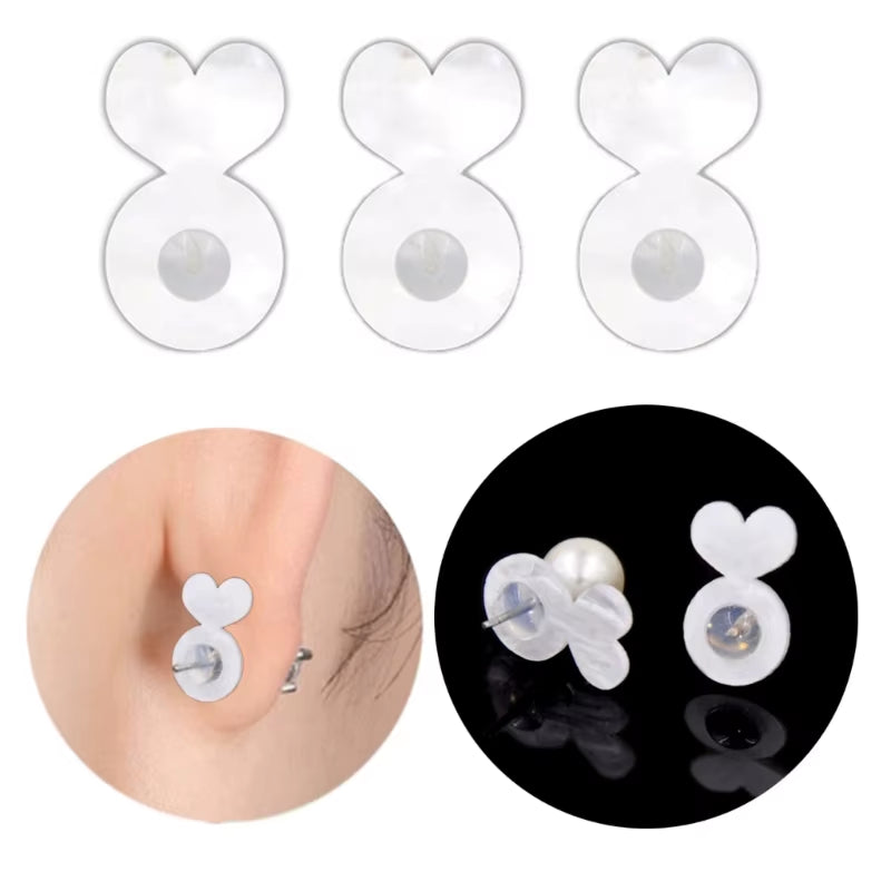 Supportive Earring Lifters for Heavy Earrings - Unique Backing Solution for Ear Studs and Lobes