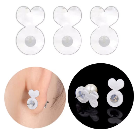 Supportive Earring Lifters for Heavy Earrings - Unique Backing Solution for Ear Studs and Lobes