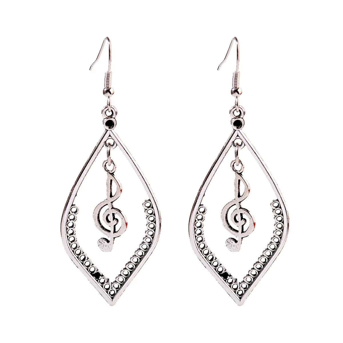 2019 Vintage Ethnic Round Alloy Tassel Hollow Drop Earrings for Women