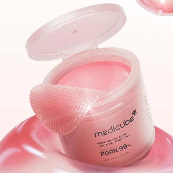Medicube PDRN Pink Collagen Toning Gel Toner Pad (70 Pads)