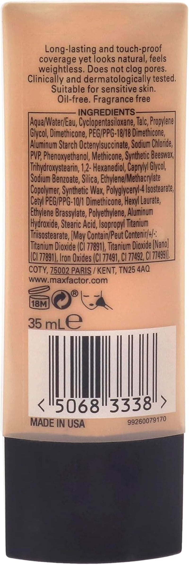 Lasting Performance Foundation - 106 Natural Beige, 1.18 Oz