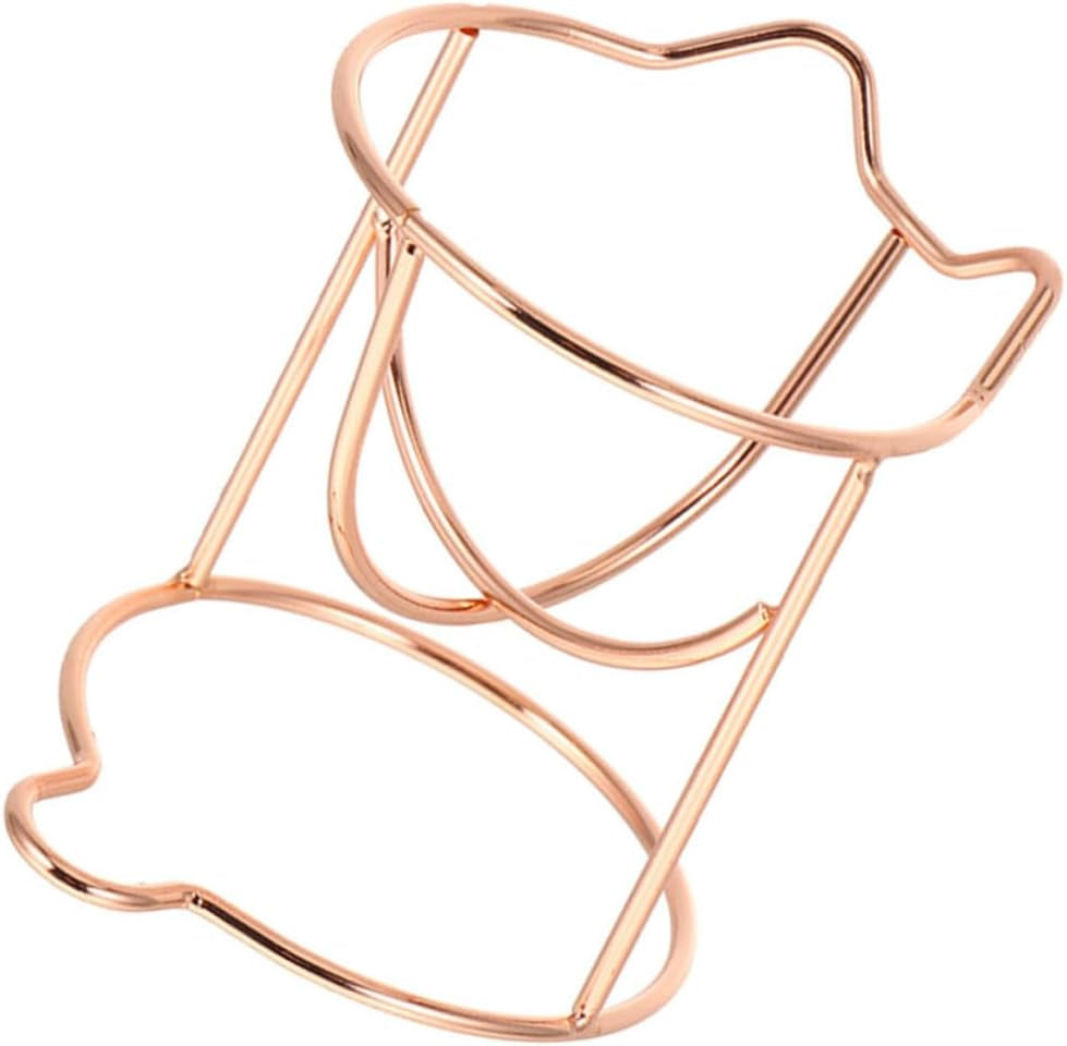 Premium Makeup Blender Drying Rack - Rose Gold Powder Puff Holder and Beauty Sponge Display Stand