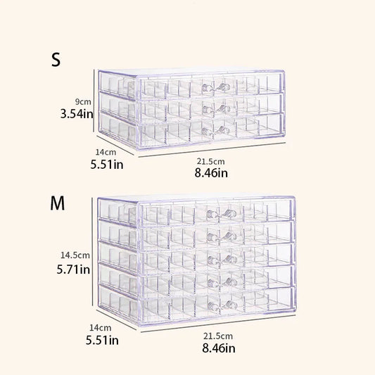 Multi-Layer Large Capacity Jewelry Storage Box with Dust-Proof and Anti-Oxidation Features