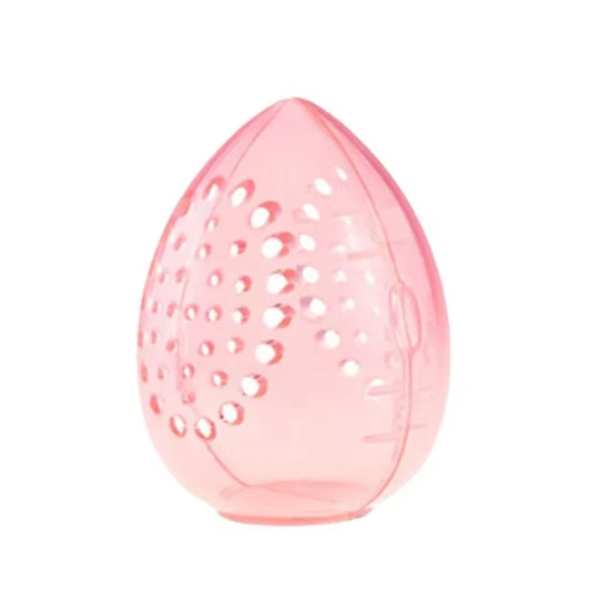 Cosmetic Egg Storage Box for Beauty Sponges - Transparent Makeup Blender Puff Holder Case