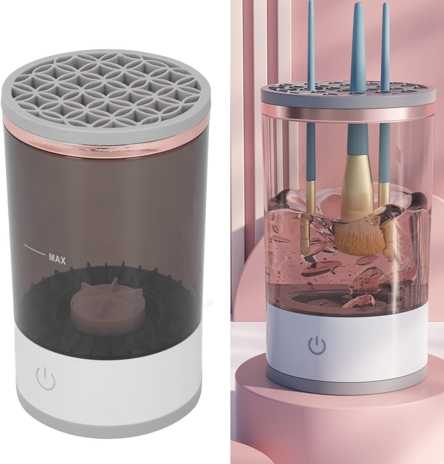 Electric Makeup Brush Cleaner Machine - Portable Automatic USB Brush Cleaner for All Sizes of Beauty Brushes