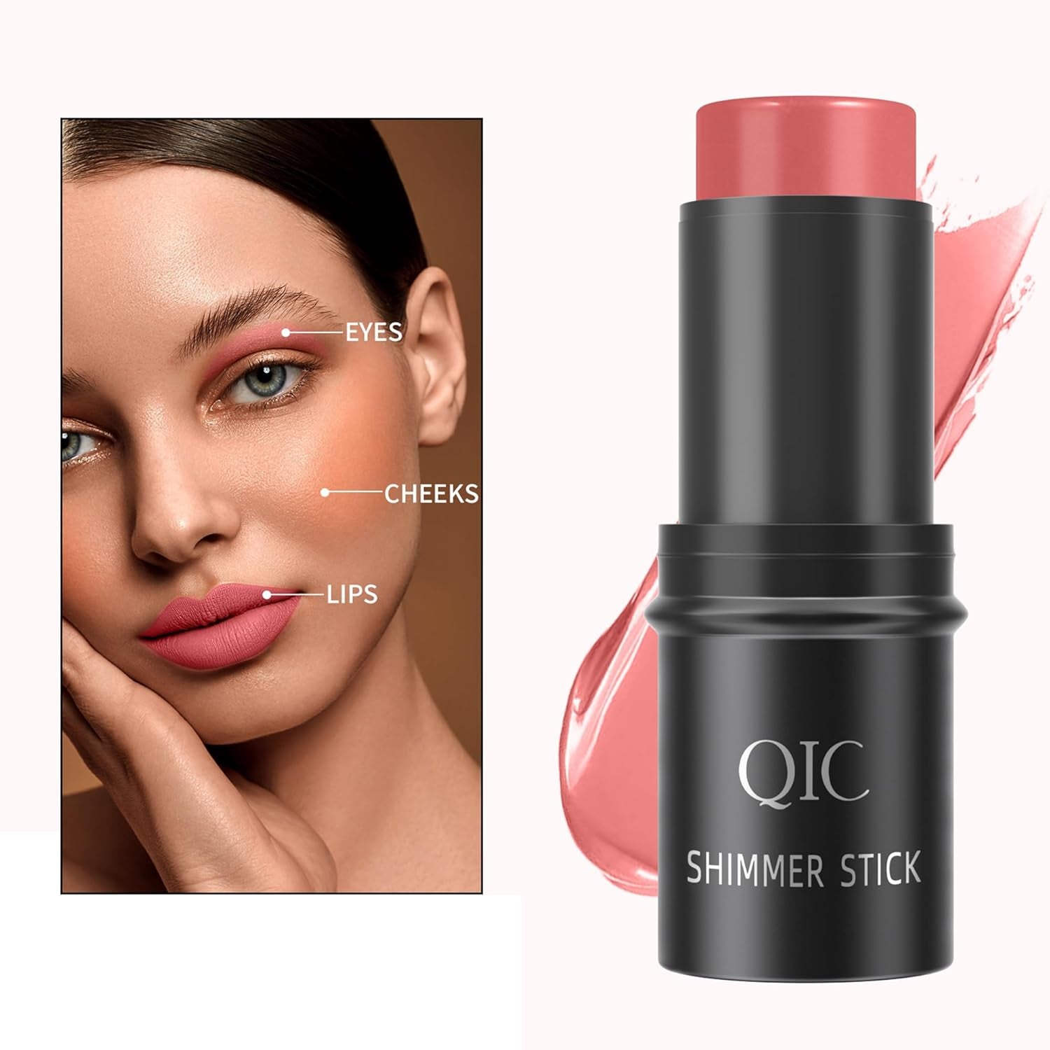 Multi-Purpose Blush and Highlight Pencil - 5# Blush, 6G