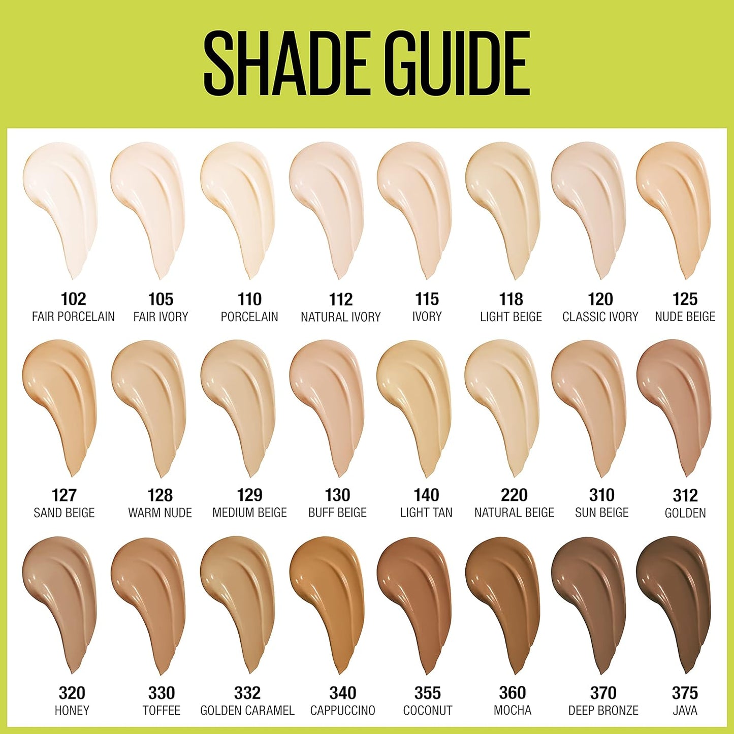 Maybelline Super Stay Full Coverage Liquid Foundation - Active Wear Makeup, 30-Hour Long-Lasting, Transfer, Sweat & Water Resistant, Matte Finish, Golden, 1 Count